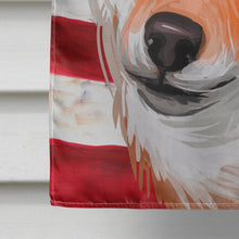 Load image into Gallery viewer, Shiba Inu Dog American Flag Flag Canvas House Size CK6704CHF
