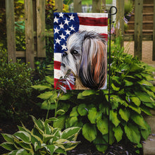 Load image into Gallery viewer, Shih Tzu Dog American Flag Garden Flag - Outdoor Decorative Yard Flag CK6705GF