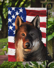 Load image into Gallery viewer, Shikoku Dog American Flag Garden Flag - Outdoor Decorative Yard Flag CK6706GF