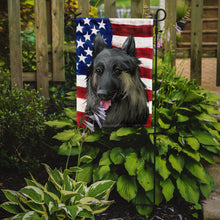 Load image into Gallery viewer, Shiloh Shepherd Dog American Flag Garden Flag - Outdoor Decorative Yard Flag CK6707GF