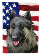 Load image into Gallery viewer, Shiloh Shepherd Dog American Flag Garden Flag - Outdoor Decorative Yard Flag CK6707GF