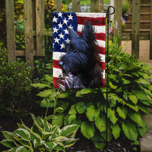 Load image into Gallery viewer, Skye Terrier Dog American Flag Garden Flag - Outdoor Decorative Yard Flag CK6709GF
