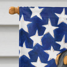 Load image into Gallery viewer, Smaland Hound Dog American Flag Flag Canvas House Size CK6714CHF