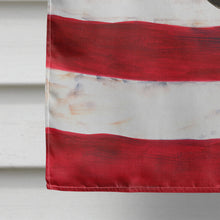 Load image into Gallery viewer, Smaland Hound Dog American Flag Flag Canvas House Size CK6714CHF