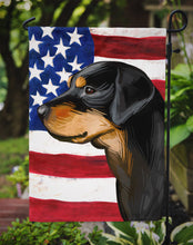 Load image into Gallery viewer, Smaland Hound Dog American Flag Garden Flag - Outdoor Decorative Yard Flag CK6714GF