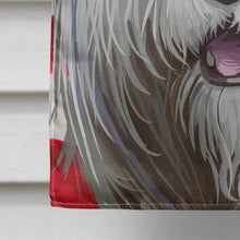 Load image into Gallery viewer, South Russian Ovcharka Dog American Flag Flag Canvas House Size CK6716CHF