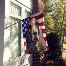 Load image into Gallery viewer, Southern Hound Dog American Flag Flag Canvas House Size CK6717CHF