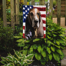 Load image into Gallery viewer, Southern Hound Dog American Flag Garden Flag - Outdoor Decorative Yard Flag CK6717GF