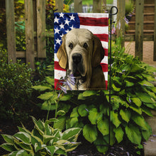 Load image into Gallery viewer, Spanish Mastiff Dog American Flag Garden Flag - Outdoor Decorative Yard Flag CK6718GF