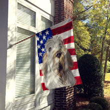 Load image into Gallery viewer, Spinone Italiano Dog American Flag Flag Canvas House Size CK6720CHF