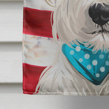 Load image into Gallery viewer, Sporting Lucas Terrier American Flag Flag Canvas House Size CK6721CHF
