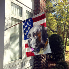 Load image into Gallery viewer, Saint Bernard American Flag Flag Canvas House Size CK6722CHF