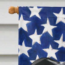 Load image into Gallery viewer, Staffordshire Bull Terrier American Flag Flag Canvas House Size CK6724CHF