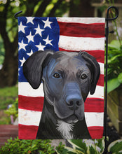 Load image into Gallery viewer, Stephens Cur Dog American Flag Garden Flag - Outdoor Decorative Yard Flag CK6727GF