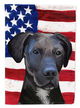 Load image into Gallery viewer, Stephens Cur Dog American Flag Garden Flag - Outdoor Decorative Yard Flag CK6727GF
