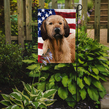 Load image into Gallery viewer, Styrian Coarse-haired Hound American Flag Garden Flag - Outdoor Decorative Yard Flag CK6728GF