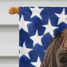 Load image into Gallery viewer, Sussex Spaniel Dog American Flag Flag Canvas House Size CK6729CHF