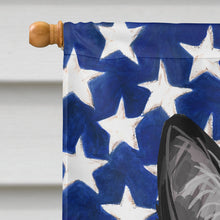 Load image into Gallery viewer, Tamaskan Dog American Flag Flag Canvas House Size CK6734CHF