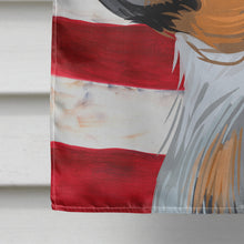 Load image into Gallery viewer, Teddy Roosevelt Terrier American Flag Flag Canvas House Size CK6735CHF