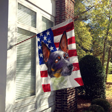 Load image into Gallery viewer, Tenterfield Terrier American Flag Flag Canvas House Size CK6737CHF