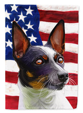 Load image into Gallery viewer, Tenterfield Terrier American Flag Garden Flag - Outdoor Decorative Yard Flag CK6737GF