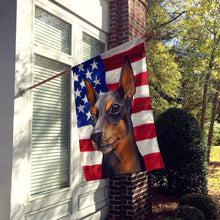 Load image into Gallery viewer, Toy Manchester Terrier American Flag Flag Canvas House Size CK6743CHF