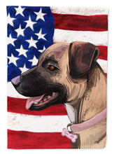 Load image into Gallery viewer, Treeing Tennessee Brindle American Flag Flag Canvas House Size CK6745CHF