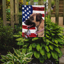 Load image into Gallery viewer, Treeing Tennessee Brindle American Flag Garden Flag - Outdoor Decorative Yard Flag CK6745GF