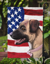 Load image into Gallery viewer, Treeing Tennessee Brindle American Flag Garden Flag - Outdoor Decorative Yard Flag CK6745GF