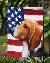 Load image into Gallery viewer, Treeing Walker Coonhound American Flag Garden Flag - Outdoor Decorative Yard Flag CK6746GF
