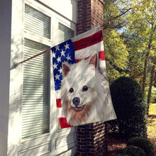 Load image into Gallery viewer, Volpino Italiano American Flag Flag Canvas House Size CK6748CHF