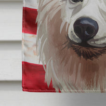 Load image into Gallery viewer, Volpino Italiano American Flag Flag Canvas House Size CK6748CHF