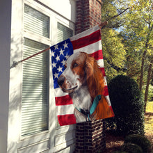 Load image into Gallery viewer, Welsh Springer Spaniel American Flag Flag Canvas House Size CK6753CHF
