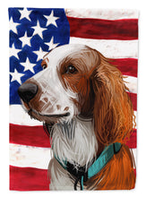 Load image into Gallery viewer, Welsh Springer Spaniel American Flag Flag Canvas House Size CK6753CHF