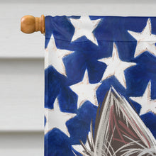 Load image into Gallery viewer, West Highland White Terrier American Flag Flag Canvas House Size CK6755CHF
