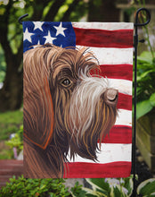 Load image into Gallery viewer, Wirehaired Pointing Griffon American Flag Garden Flag - Outdoor Decorative Yard Flag CK6757GF