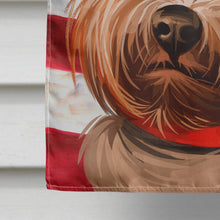 Load image into Gallery viewer, Yorkshire Terrier American Flag Flag Canvas House Size CK6760CHF