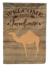 Load image into Gallery viewer, Arabian Camel Dromedary Welcome Flag Canvas House Size CK6761CHF