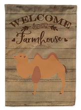 Load image into Gallery viewer, Bactrian Camel Welcome Flag Canvas House Size CK6762CHF