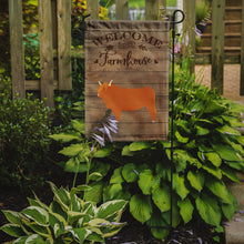 Load image into Gallery viewer, Highland Cow Welcome Garden Flag – Decorative Outdoor Yard Flag CK6764GF