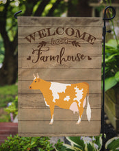 Load image into Gallery viewer, Guernsey Cow Welcome Garden Flag – Decorative Outdoor Yard Flag CK6765GF
