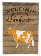 Load image into Gallery viewer, Guernsey Cow Welcome Garden Flag – Decorative Outdoor Yard Flag CK6765GF