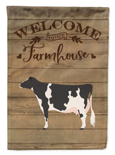 Load image into Gallery viewer, Holstein Cow Welcome Garden Flag – Decorative Outdoor Yard Flag CK6766GF