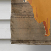 Load image into Gallery viewer, Zebu Indicine Cow Welcome Flag Canvas House Size CK6769CHF