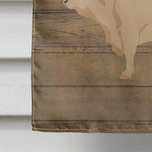 Load image into Gallery viewer, Charolais Cow Welcome Flag Canvas House Size CK6770CHF