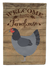 Load image into Gallery viewer, Jersey Giant Chicken Welcome Garden Flag – Decorative Outdoor Yard Flag CK6779GF