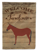 Load image into Gallery viewer, Hinny Horse Donkey Welcome Flag Canvas House Size CK6794CHF