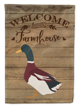 Load image into Gallery viewer, Rouen Duck Welcome Flag Canvas House Size CK6800CHF