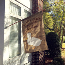 Load image into Gallery viewer, Crested Duck Welcome Flag Canvas House Size CK6801CHF