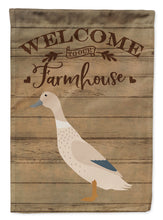 Load image into Gallery viewer, West Harlequin Duck Welcome Flag Canvas House Size CK6802CHF